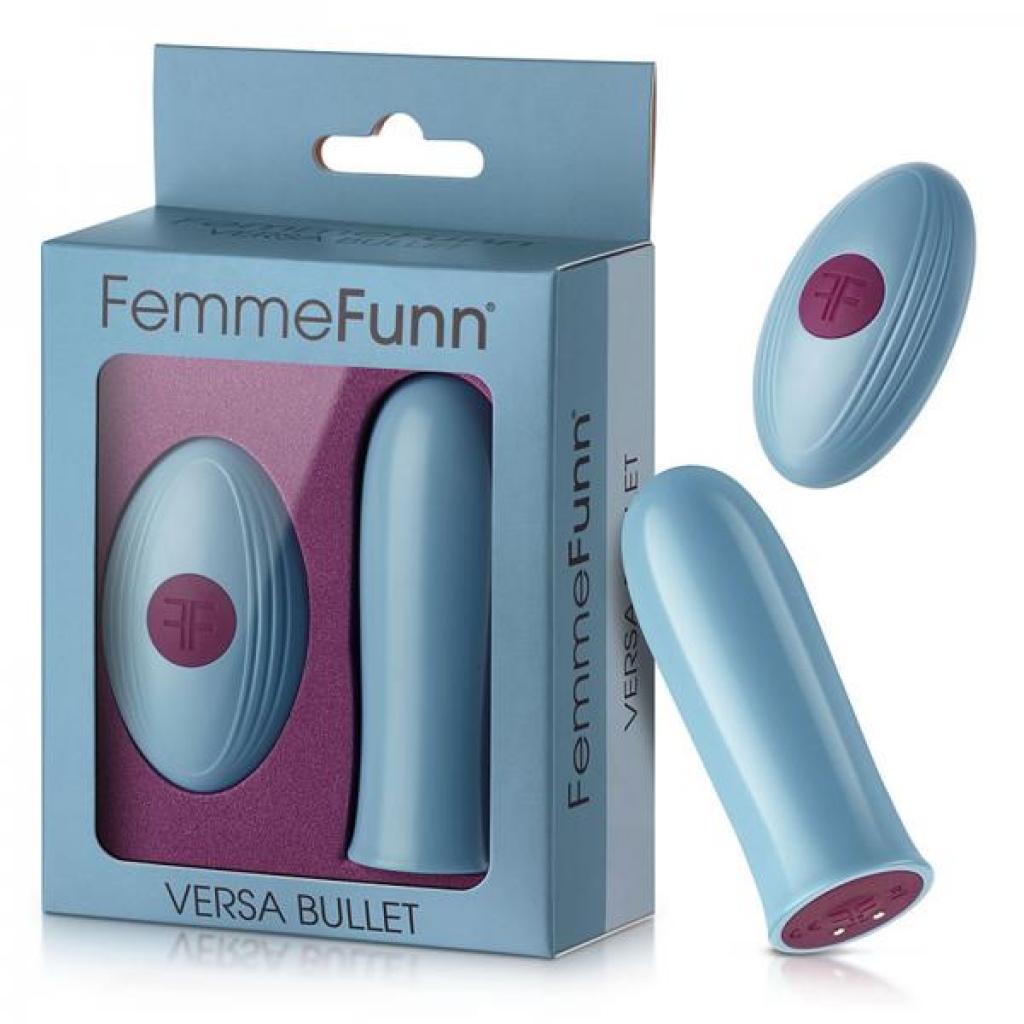 Versa Bullet W/ Remote Light Blue - Bullet Vibrators