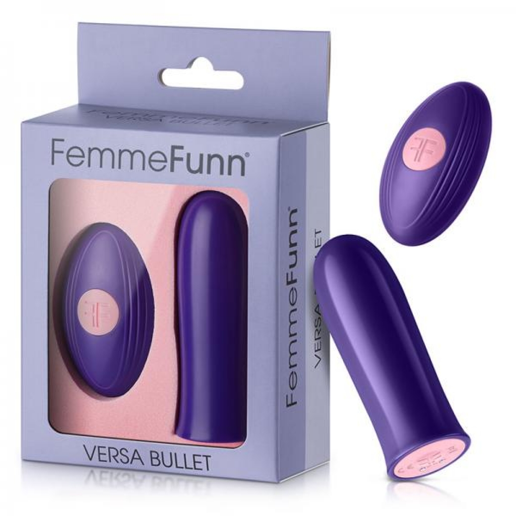 Versa Bullet W/ Remote Dark Purple - Bullet Vibrators