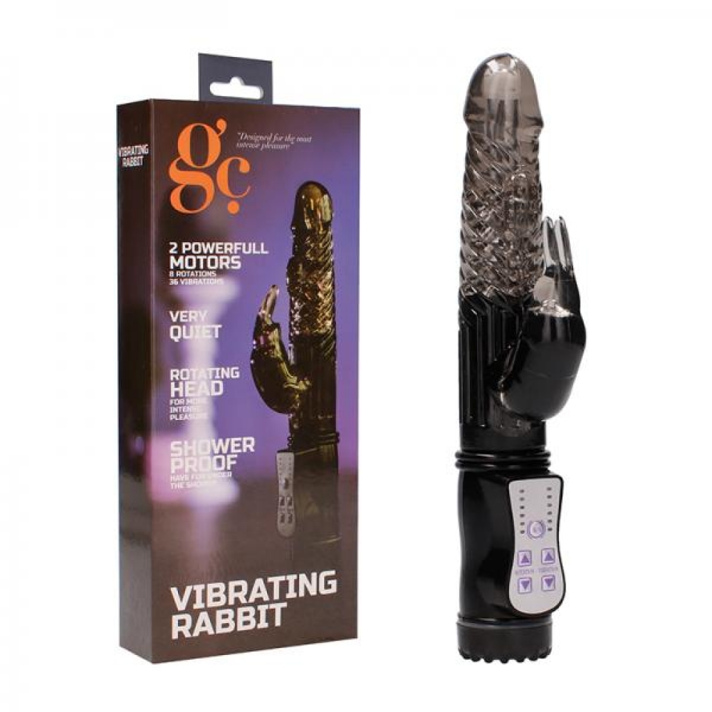 Gc Vibrating Rabbit Black - Rabbit Vibrators