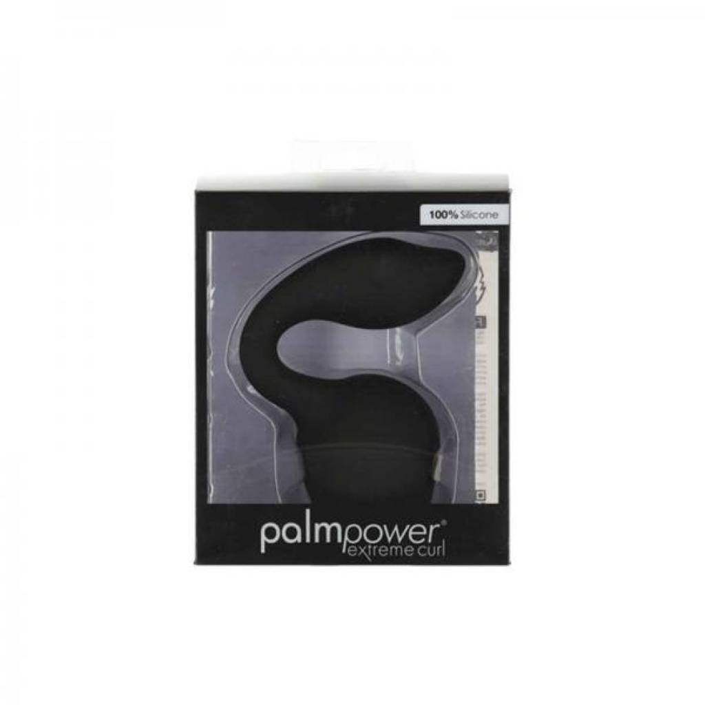 Palmpower Extreme Curl Silicone Attachment For Palmpower Extreme Black - Body Massagers
