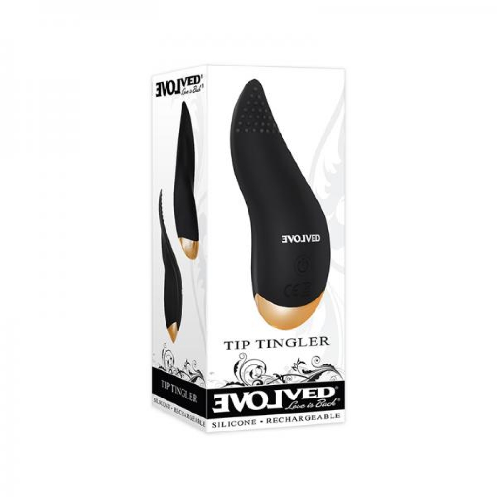 Evolved Tip Tingler Silicone Rechargeable - Palm Size Massagers