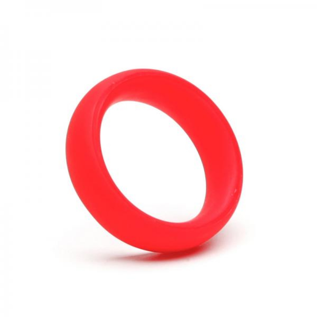 Tantus Beginner C-ring 2in Crimson (bag) - Classic Penis Rings