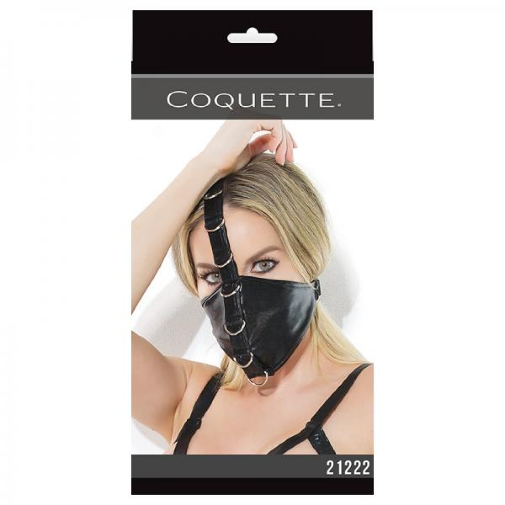 Fetish Mask Black Os - Sexy Costume Accessories