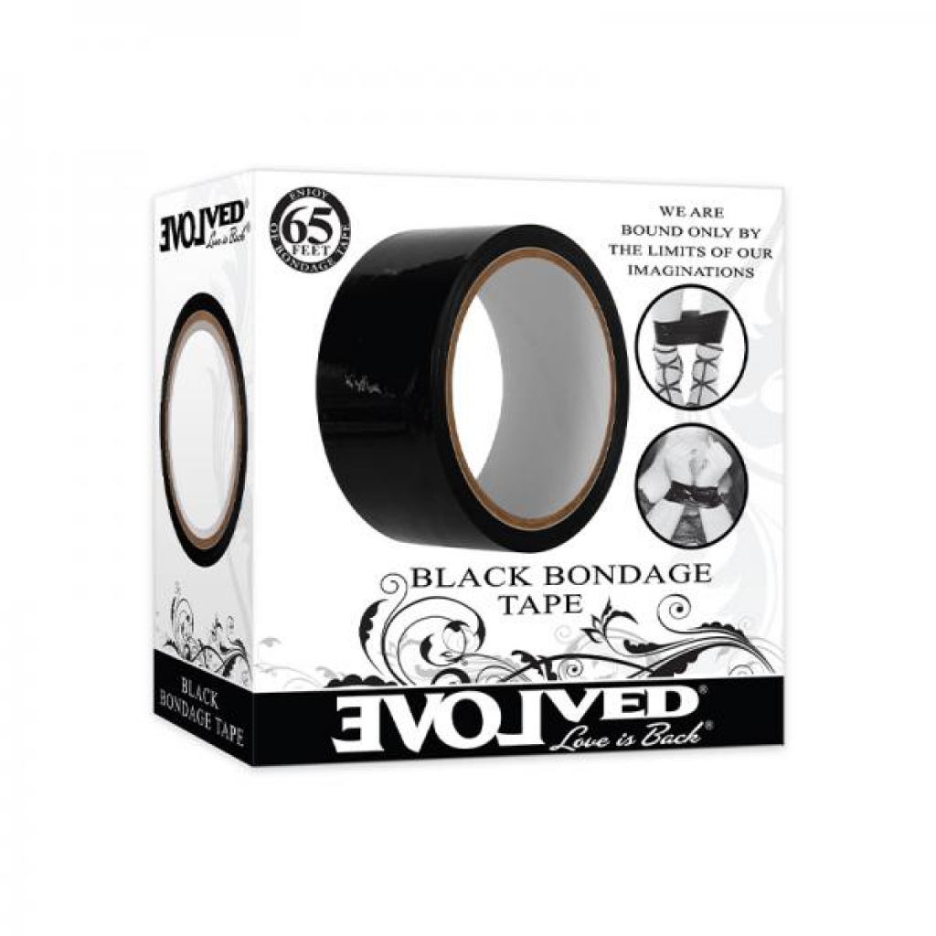 Evolved Bondage Tape 65 Ft. Black - Rope, Tape & Ties