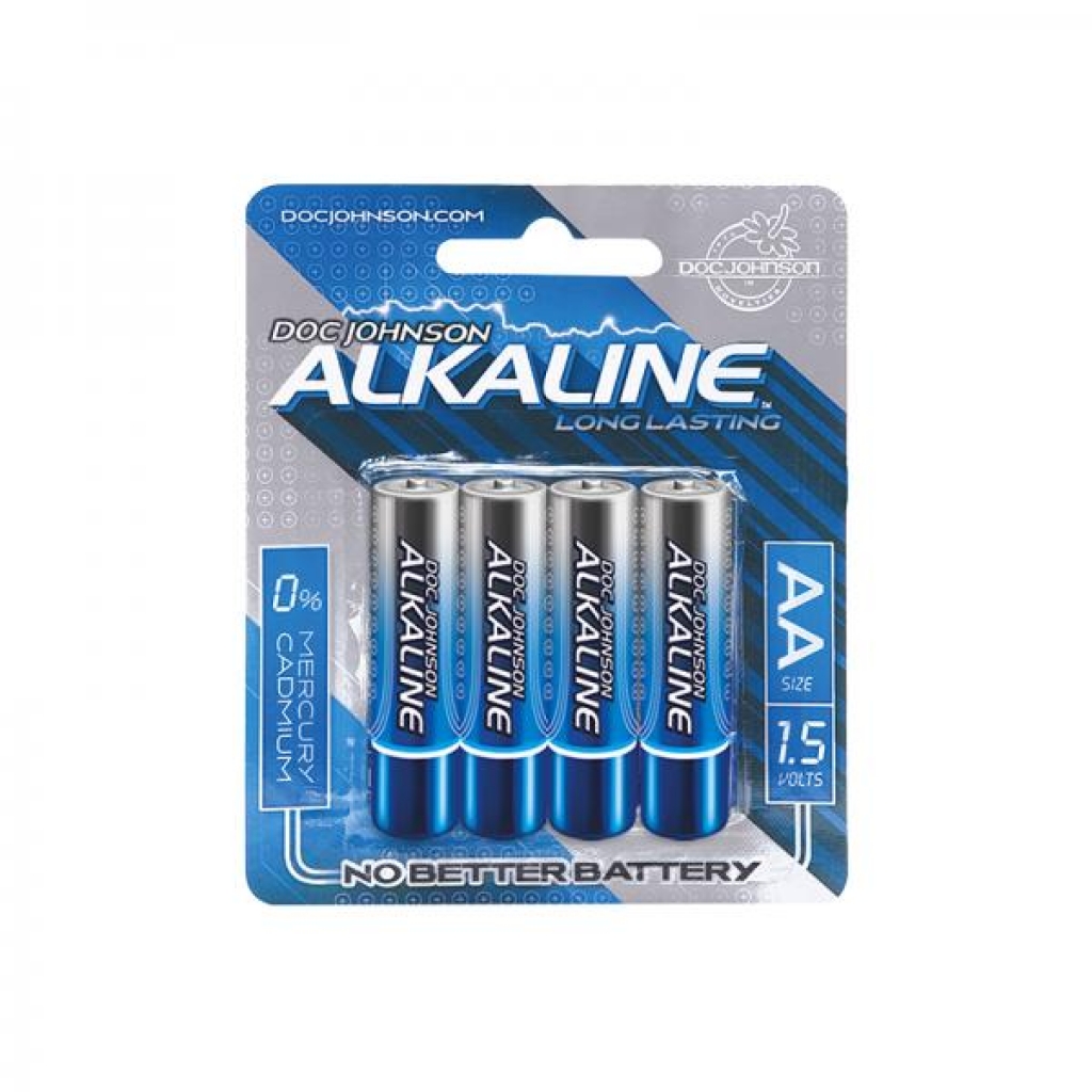 Doc Johnson Alkaline Batteries 4 Aa - Batteries & Chargers