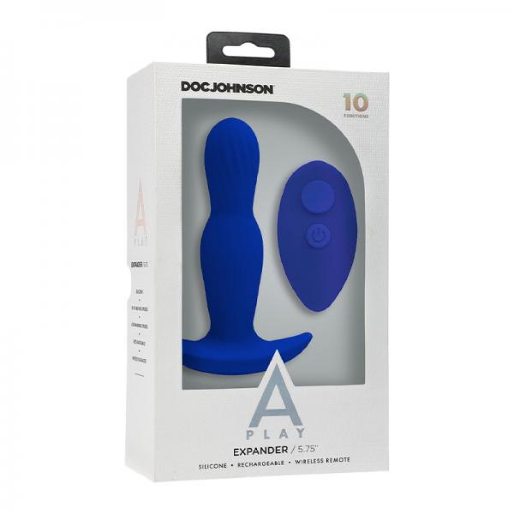 A-play Expander Rechargeable Silicone Anal Plug With Remote - Anal Plugs