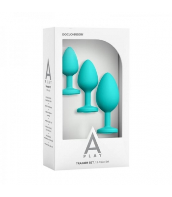 A-play 3-piece Trainer Set Teal - Anal Trainer Kits