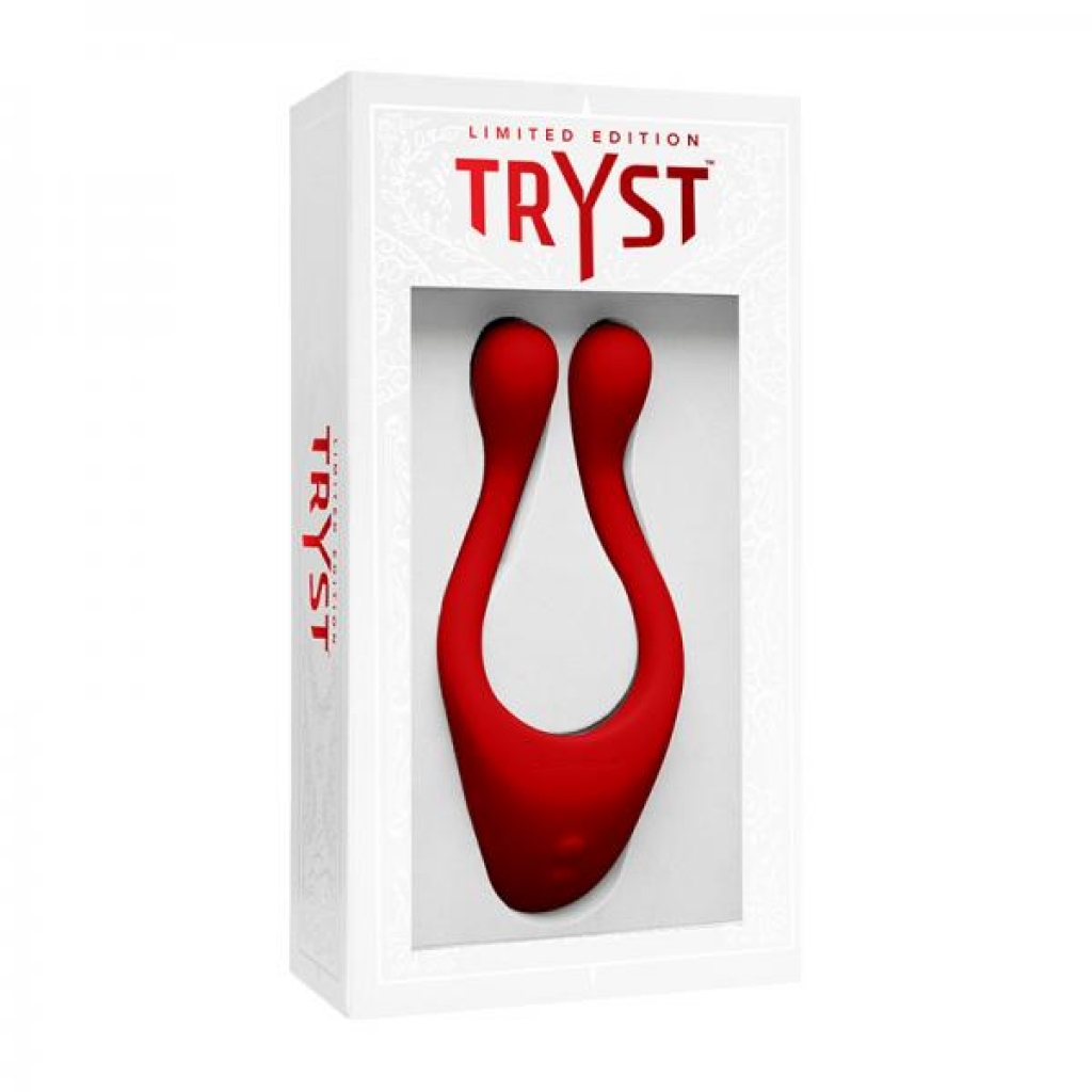 Tryst Multi Erogenous Zone Massager Red Limited Edition - Modern Vibrators
