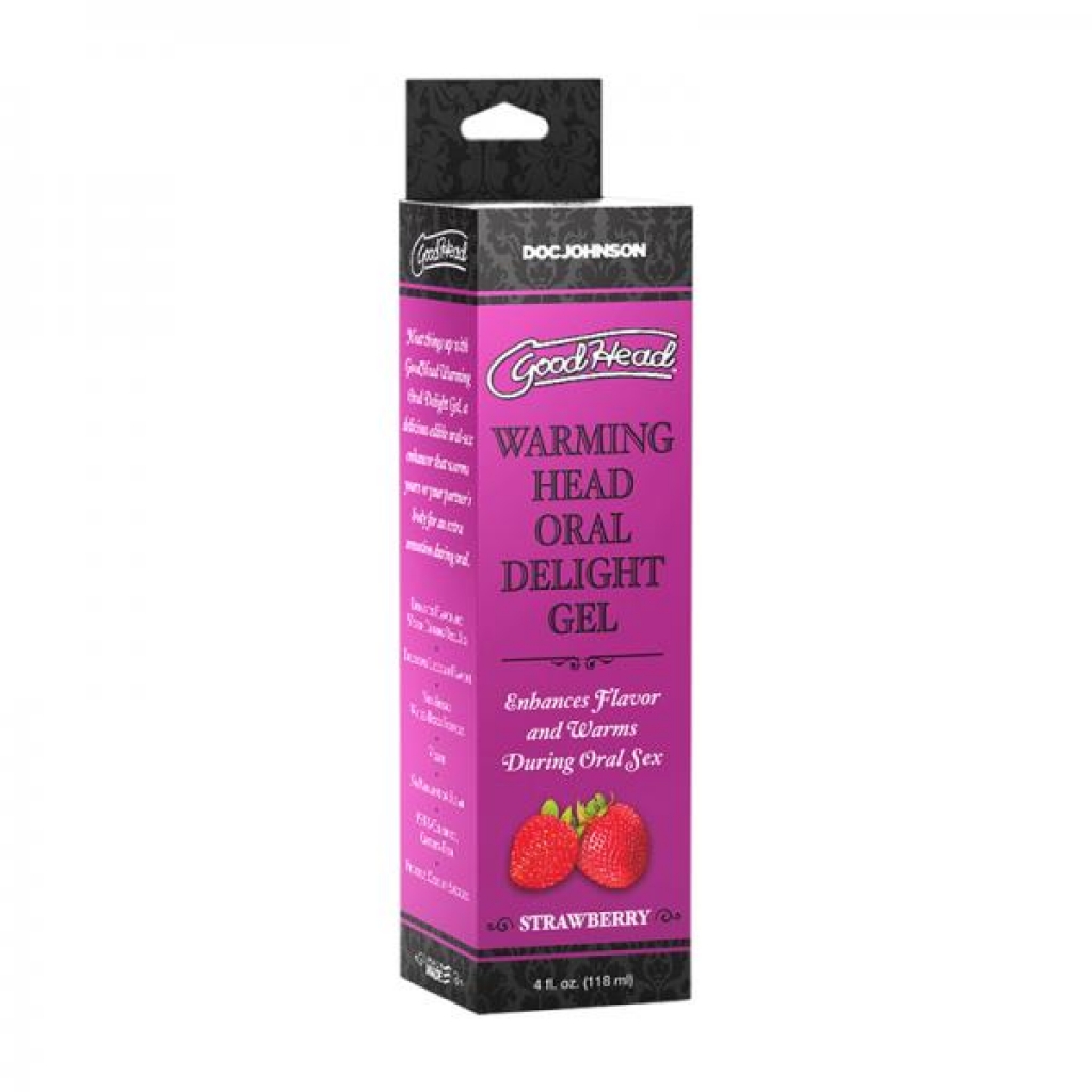 Goodhead Warming Head Oral Delight Gel Strawberry 4 Oz. - Oral Sex