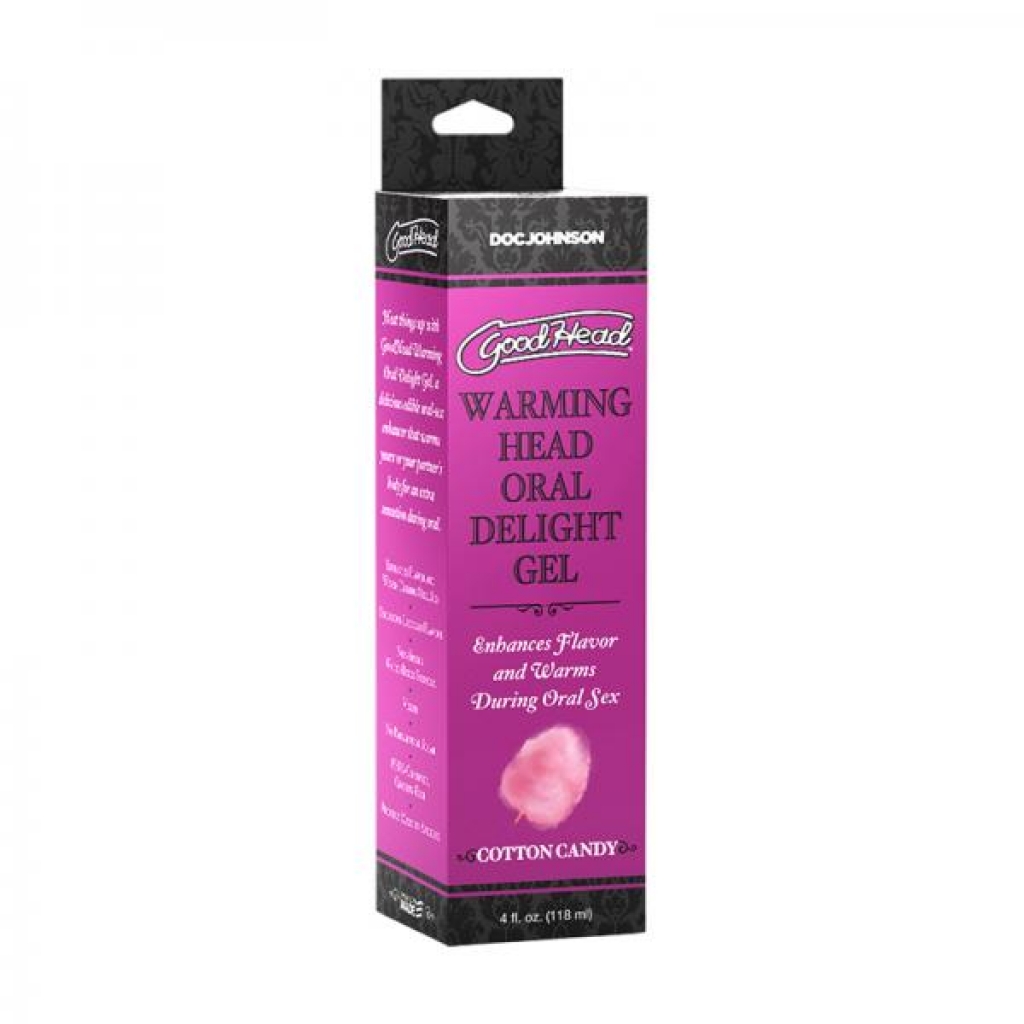 Goodhead Warming Head Oral Delight Gel Cotton Candy 4 Oz. - Oral Sex