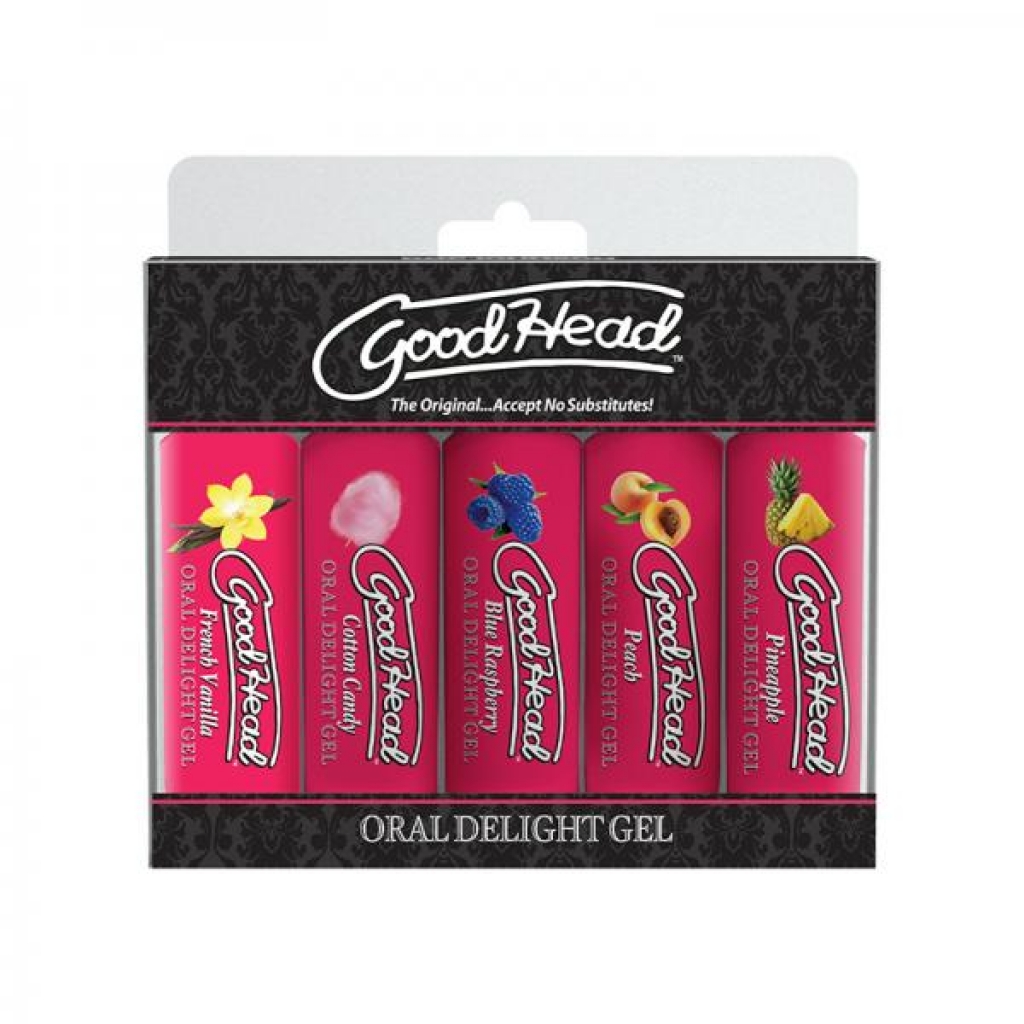 Goodhead Oral Delight Gel 5-pack 1 Oz. - Oral Sex