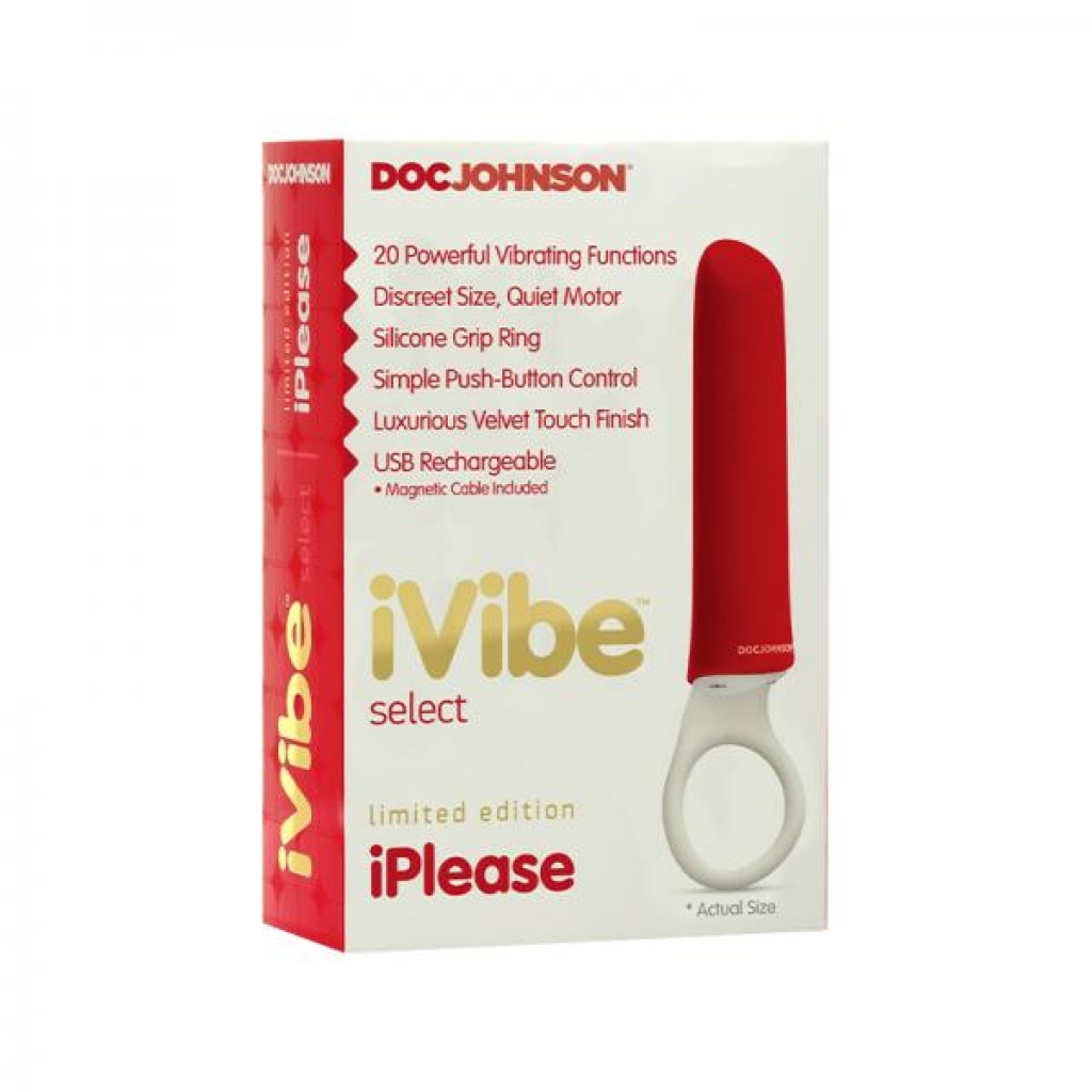 Ivibe Select Iplease Limited Edition Red - Bullet Vibrators