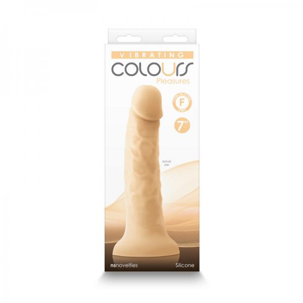Colours Pleasures 7 In. Vibrating Dong Light - Realistic