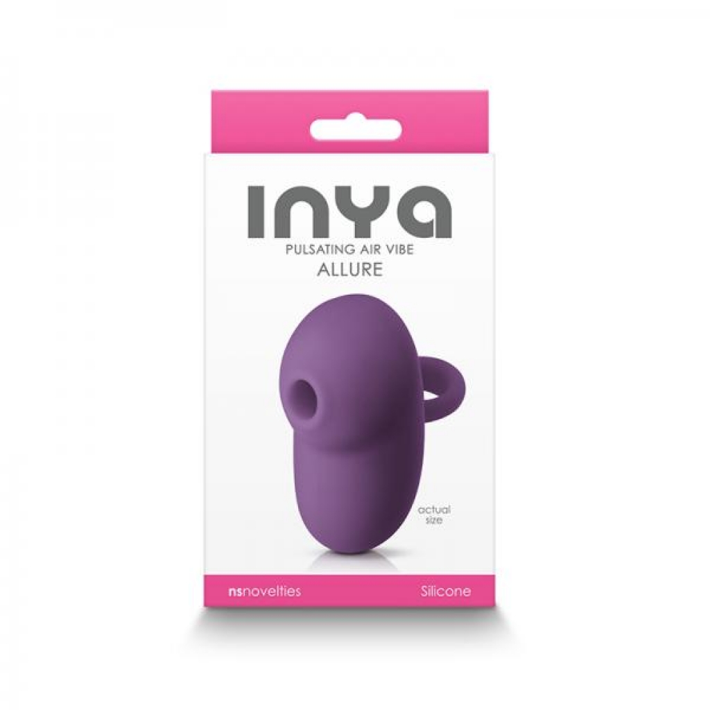 Inya Allure Pulsating Air Vibe Dark Purple - Clit Suckers & Oral Suction