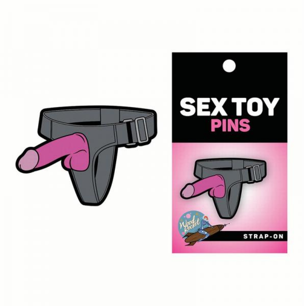 Sex Toy Strap On Pin - Jewelry
