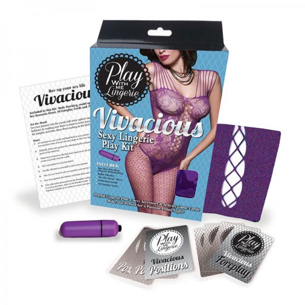 Play With Me Vivacious Lingerie Kit - Hot Games for Lovers