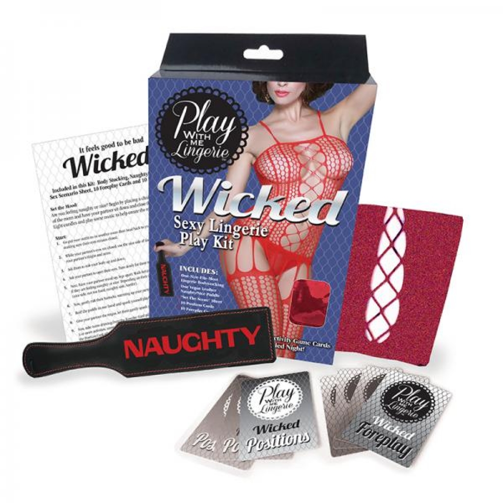 Play With Me Wicked Lingerie Kit - Hot Games for Lovers