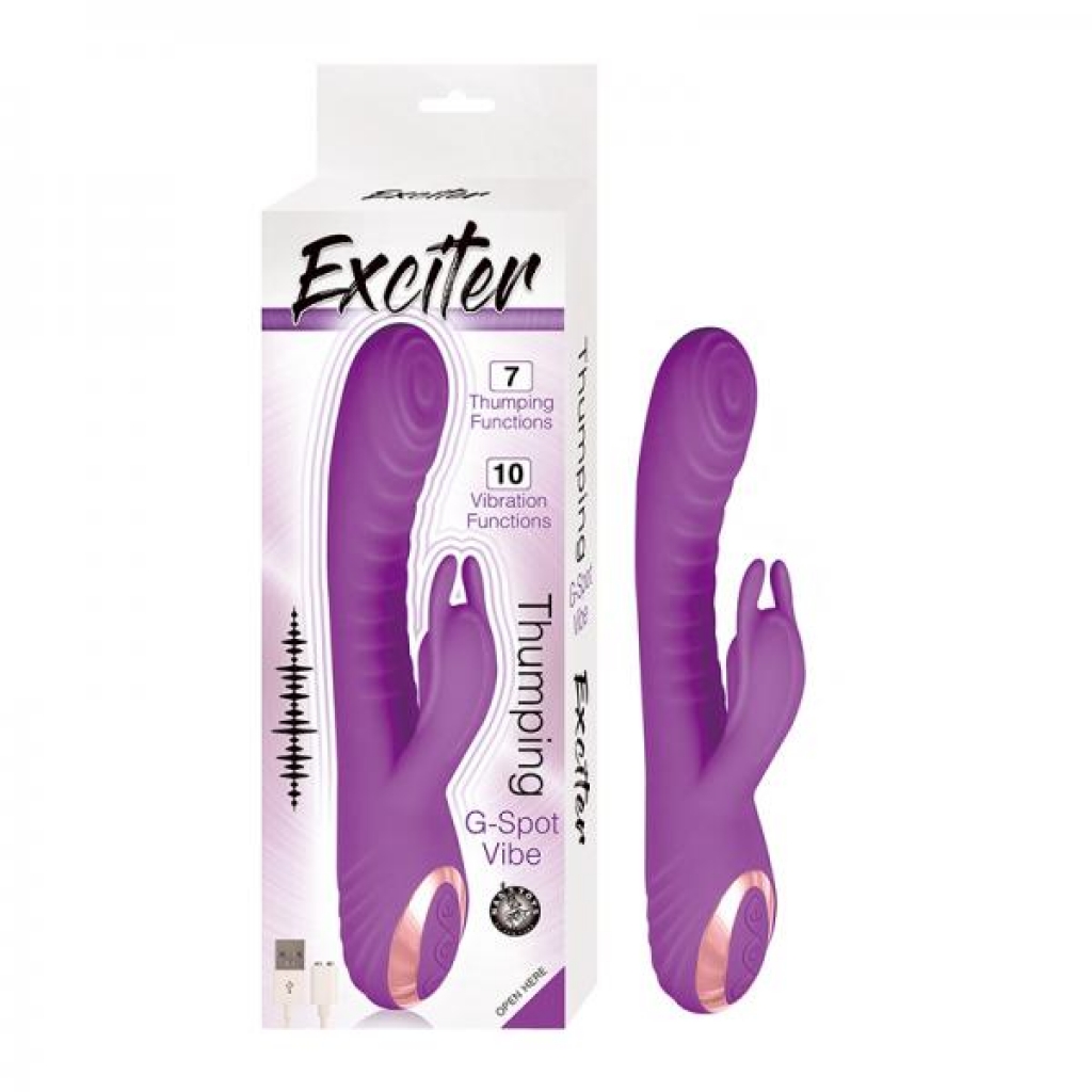 Exciter Thumping G-spot Vibe Purple - G-Spot Vibrators
