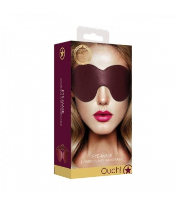 Ouch Halo Eyemask Burgundy - Sexy Costume Accessories
