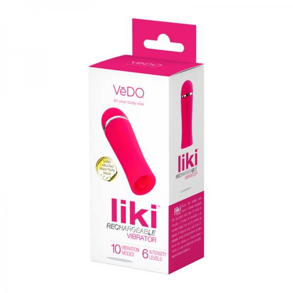 Vedo Liki Rechargeable Flicker Foxy Pink - Tongues