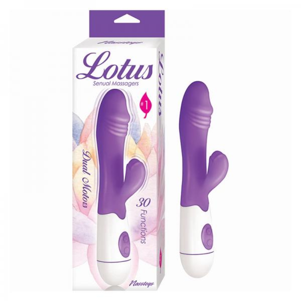 Lotus Sensual Massagers #1 Purple - Rabbit Vibrators