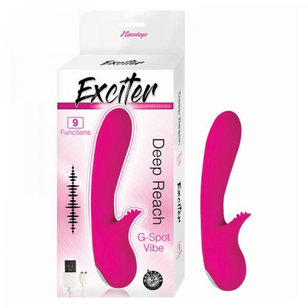 Exciter Deep Reach G-spot Vibe Pink - G-Spot Vibrators