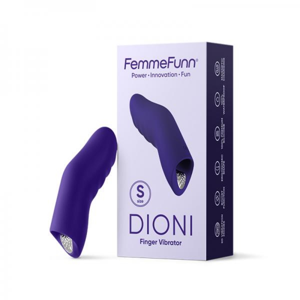 Femmefunn Dioni Small Dark Purple - Finger Vibrators