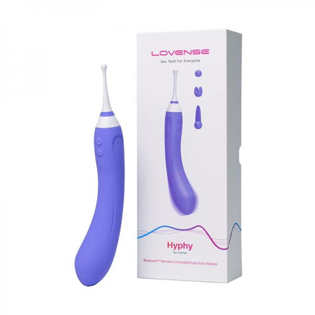 Lovense Hyphy Dual-end Clitoral And G-spot Stimulator - Clit Cuddlers
