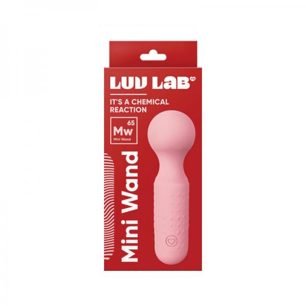 Luv Lab Mw65 Mini Wand Silicone Light Pink - Palm Size Massagers
