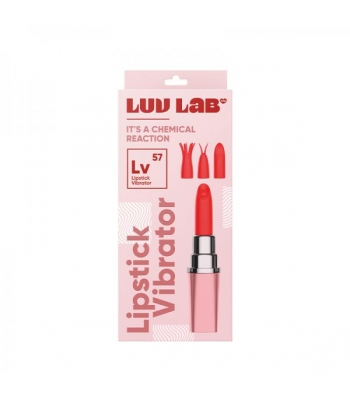 Luv Lab Lv57 Lipstick With 3 Silicone Heads Light Pink - Discreet