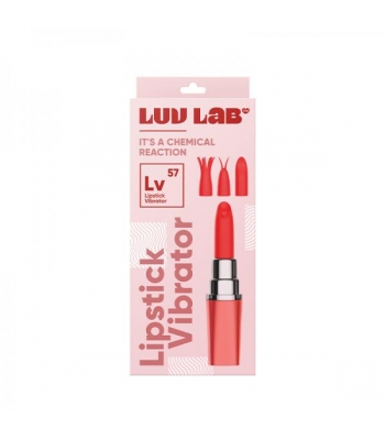 Luv Lab Lv57 Lipstick With 3 Silicone Heads Coral - Discreet