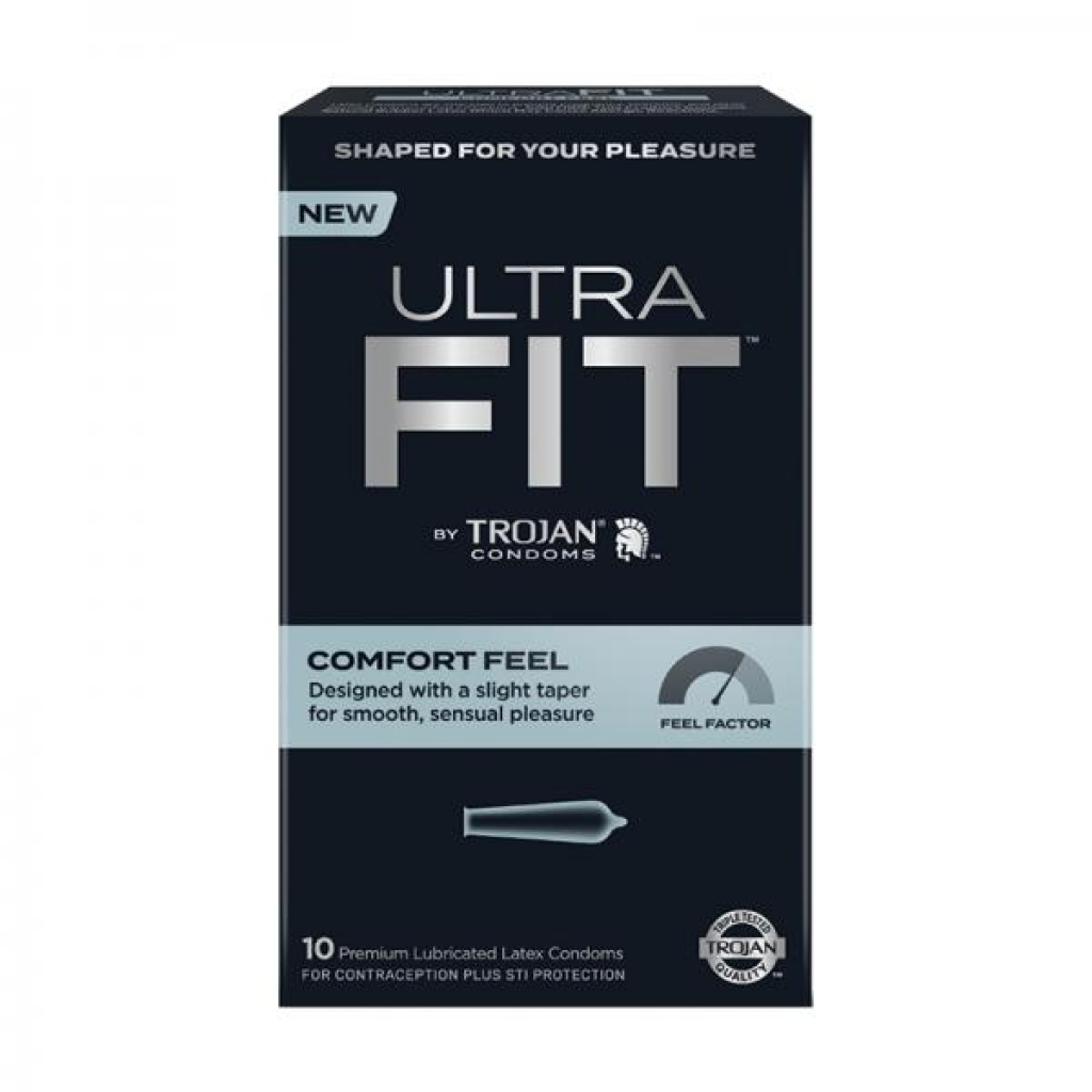 Trojan Ultrafit Comfort Feel 10 Ct. - Condoms