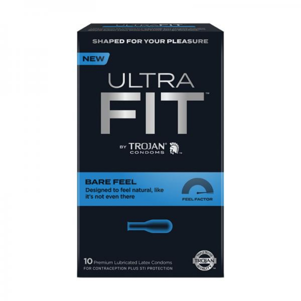 Trojan Ultrafit Bare Feel 10 Ct. - Condoms