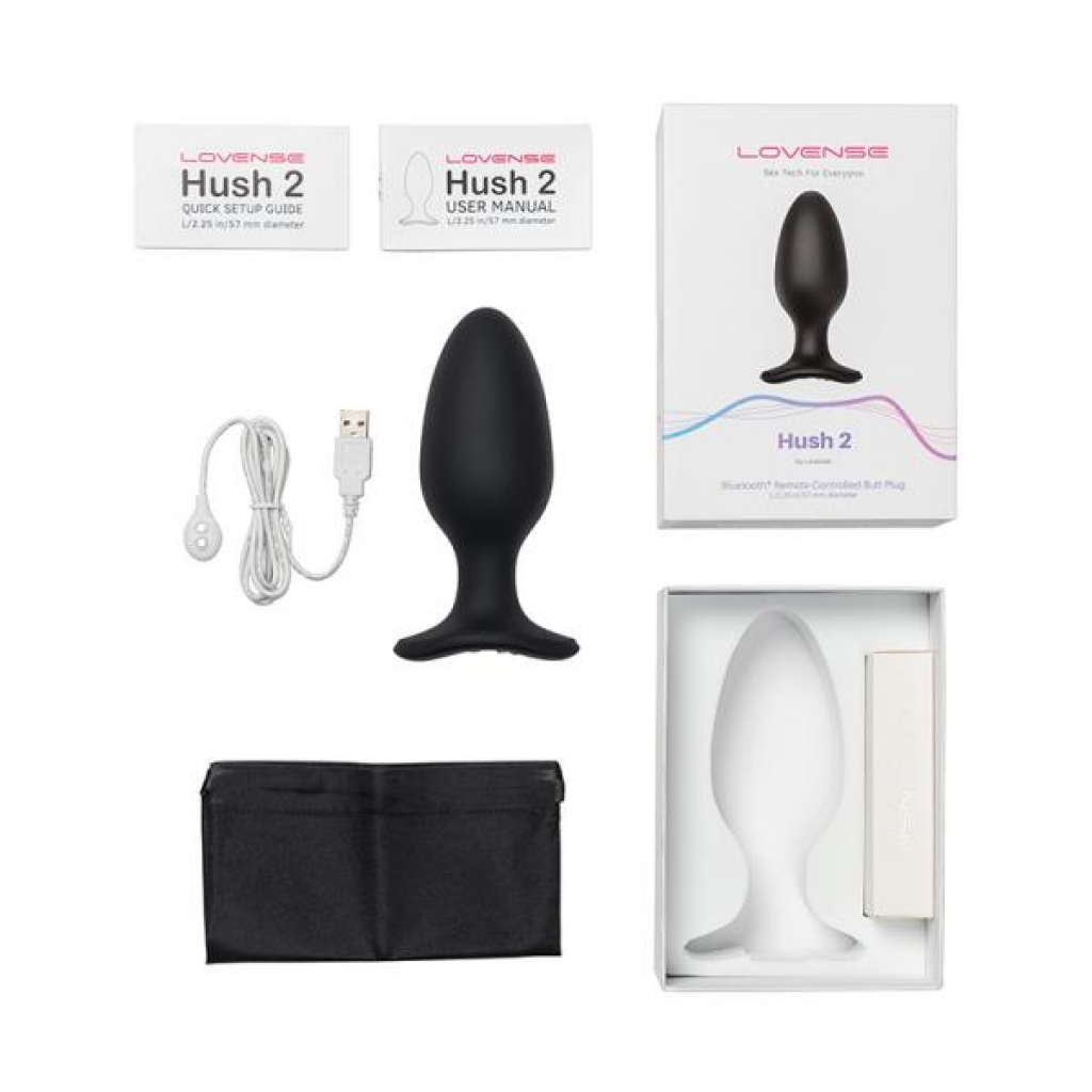 Lovense Hush 2 App-compatible Butt Plug 2.25 In. - Anal Plugs