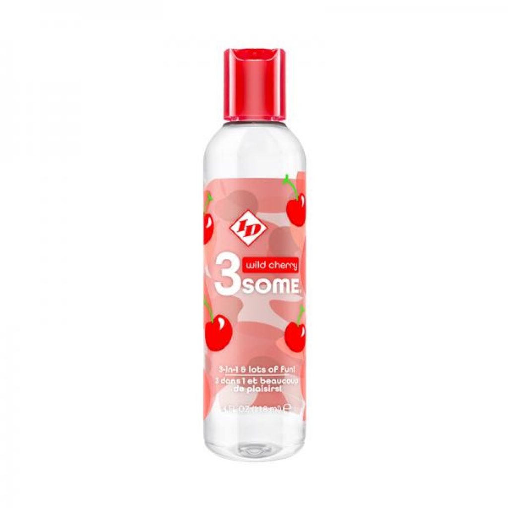 3some Wild Cherry Water-based Lube - Lubricants