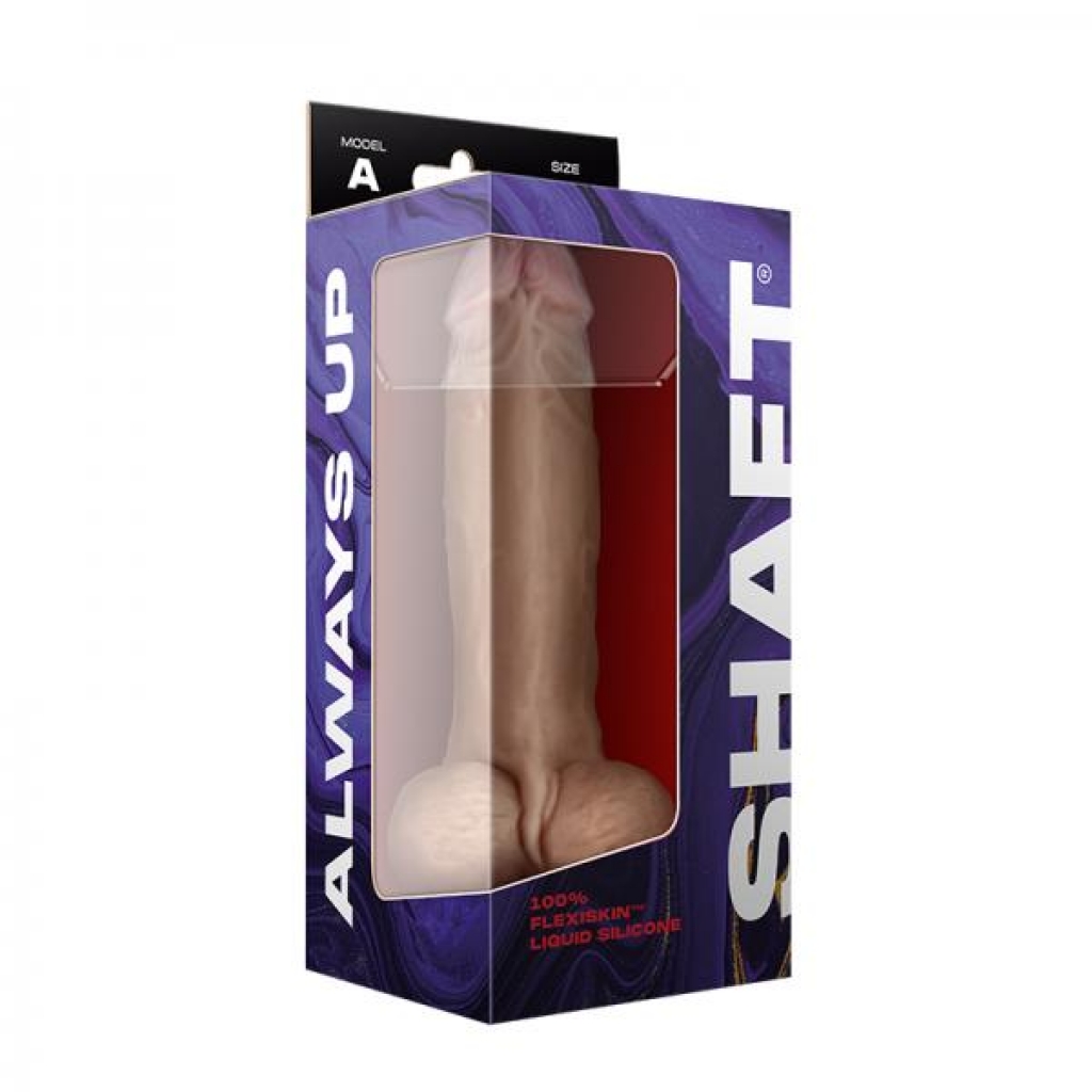 Shaft Model A Liquid Silicone Dong With Balls 9.5 In. Pine - Realistic Dildos & Dongs