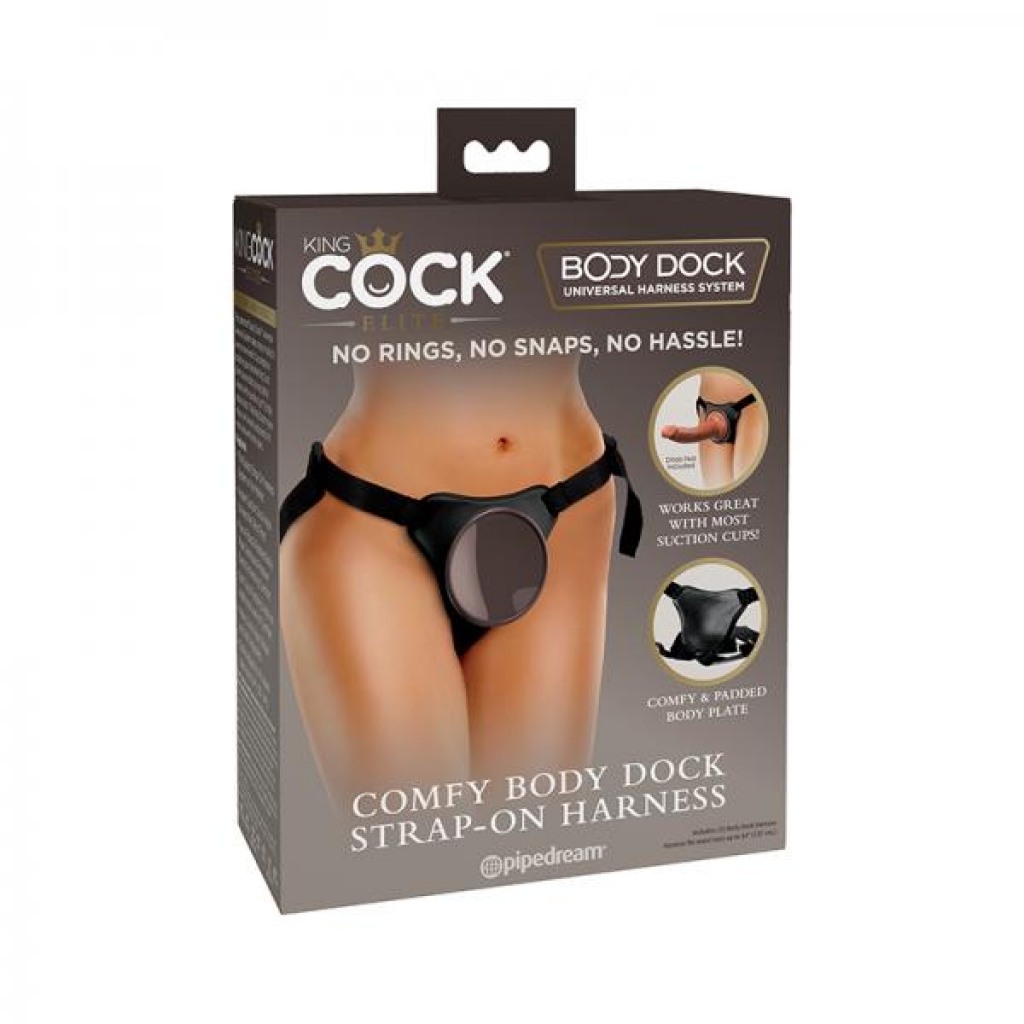 King Cock Elite Comfy Body Dock Strap-on Harness - Harnesses