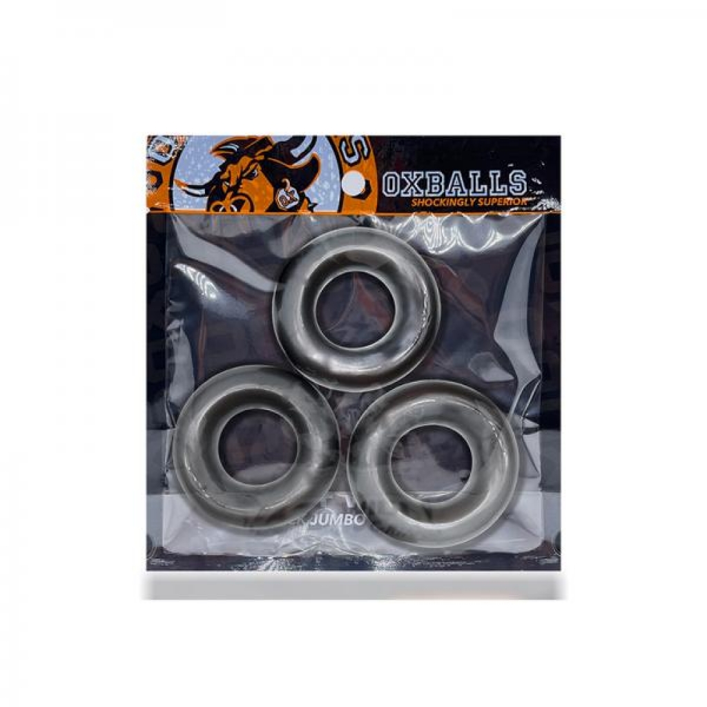 Oxballs Fat Willy 3-pack Jumbo Cockrings Flextpr Steel - Cock Ring Trios