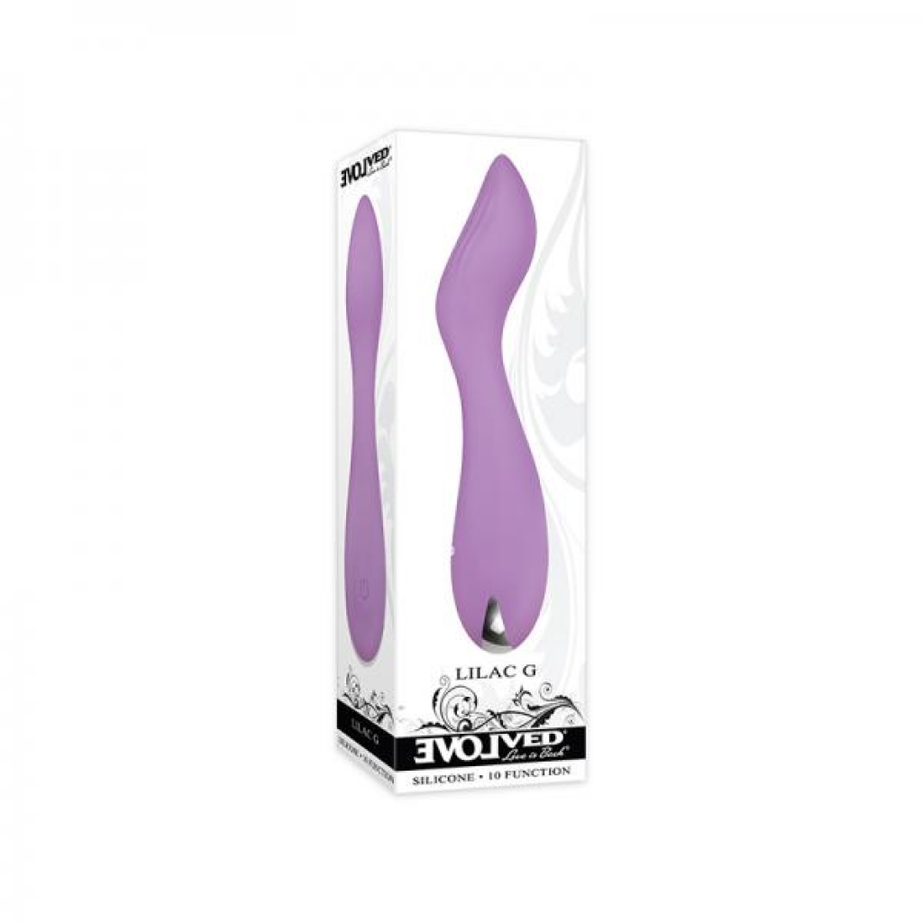 Evolved Lilac G Silicone Rechargeable Purple - G-Spot Vibrators
