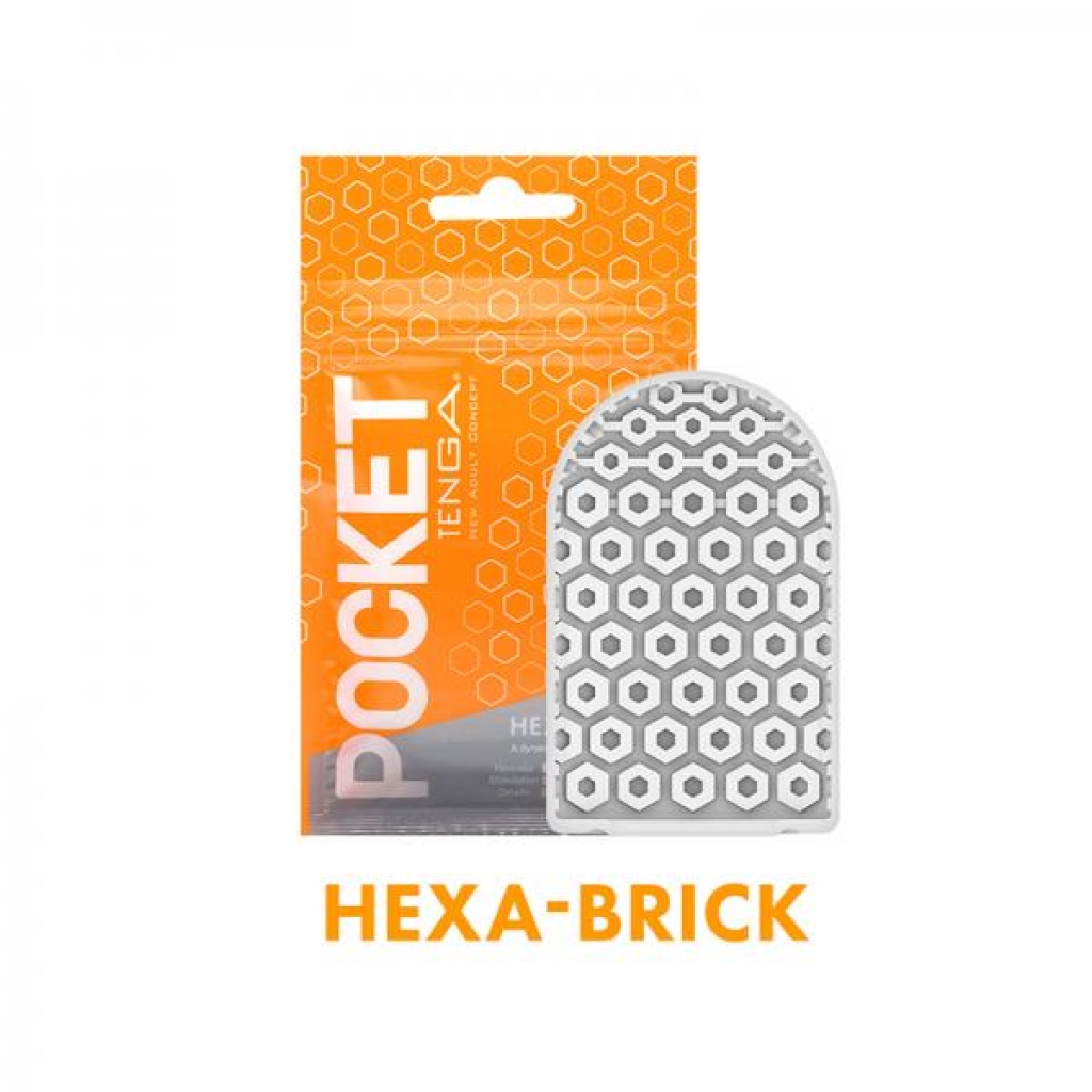 Tenga Pocket Masturbator Sleeve Hexa Brick - Masturbation Sleeves