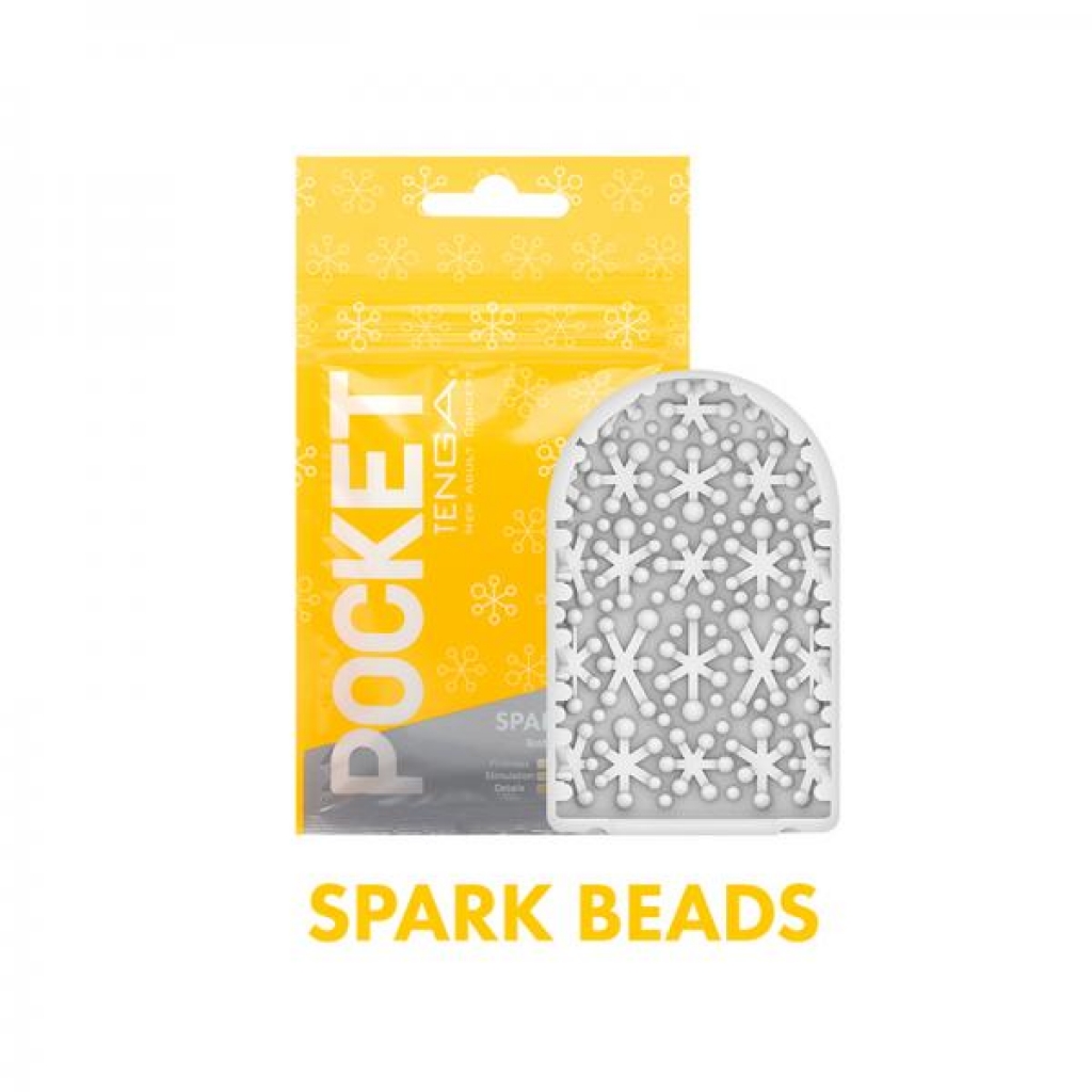 Tenga Pocket Masturbator Sleeve Spark Beads - Pocket Pussies