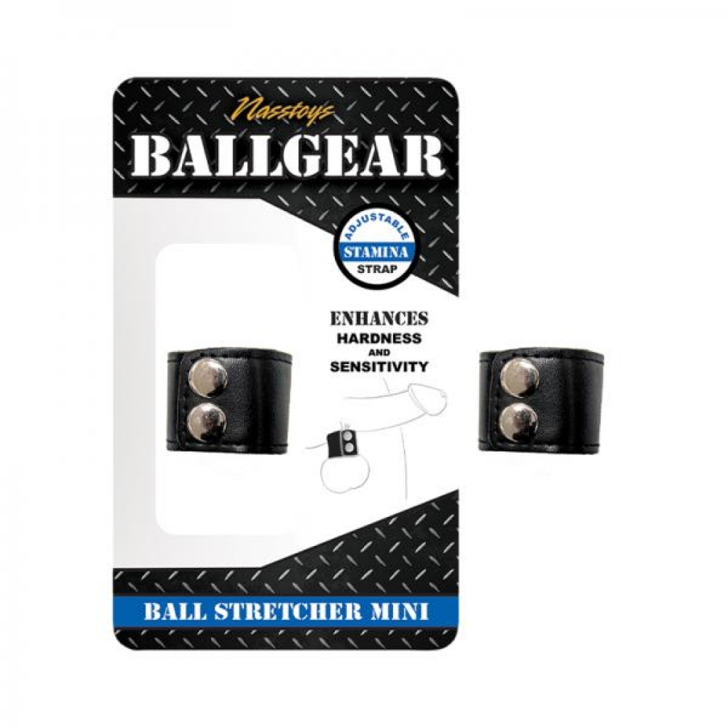 Ballgear Ball Stretcher Mini Black - Mens Cock & Ball Gear