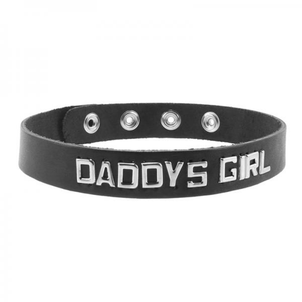 Spartacus Daddy's Girl Word Band Collar - Collars & Leashes