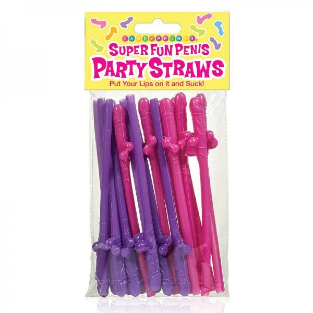 Super Fun Penis Party Straws - Serving Ware