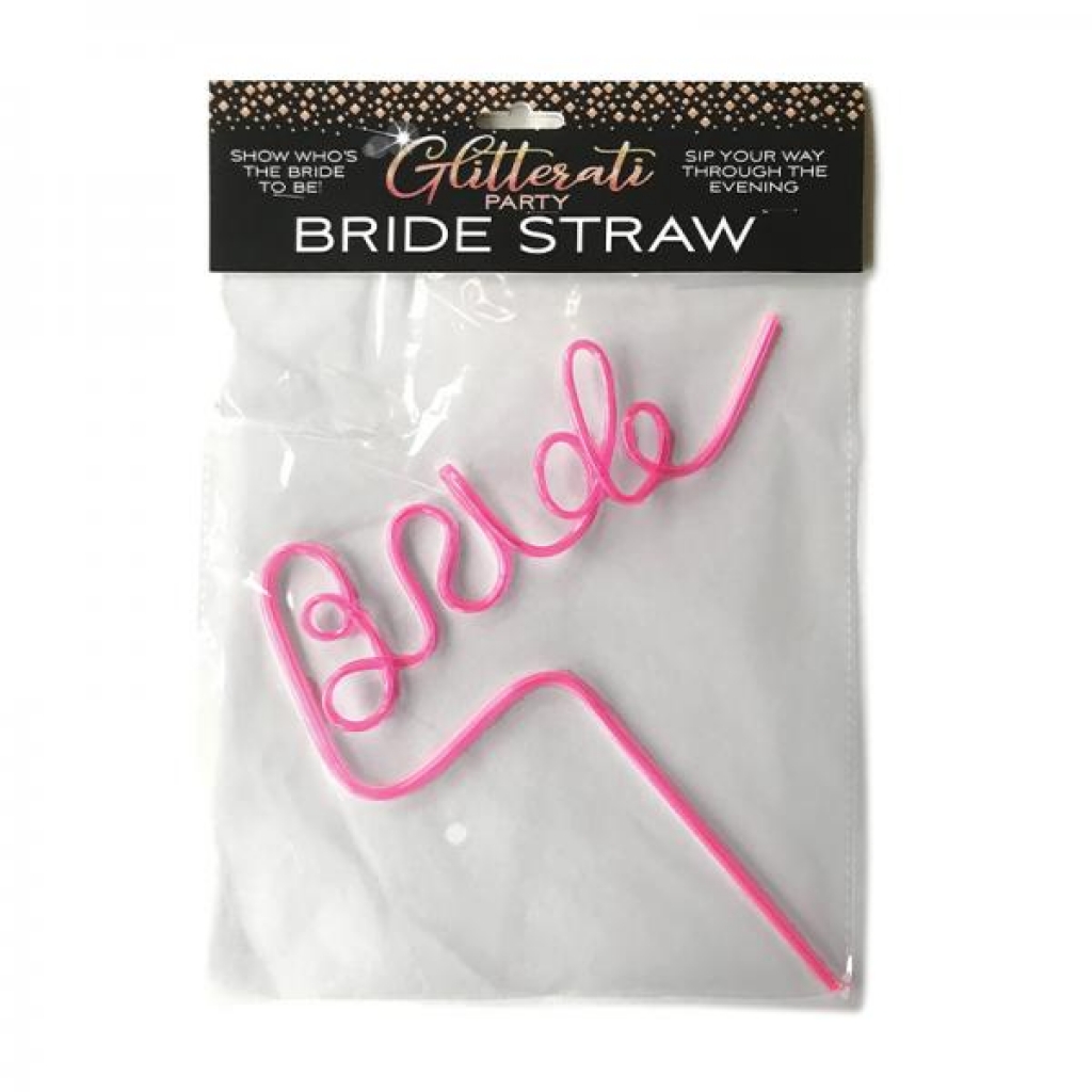 Glitterati Bride Straw - Serving Ware