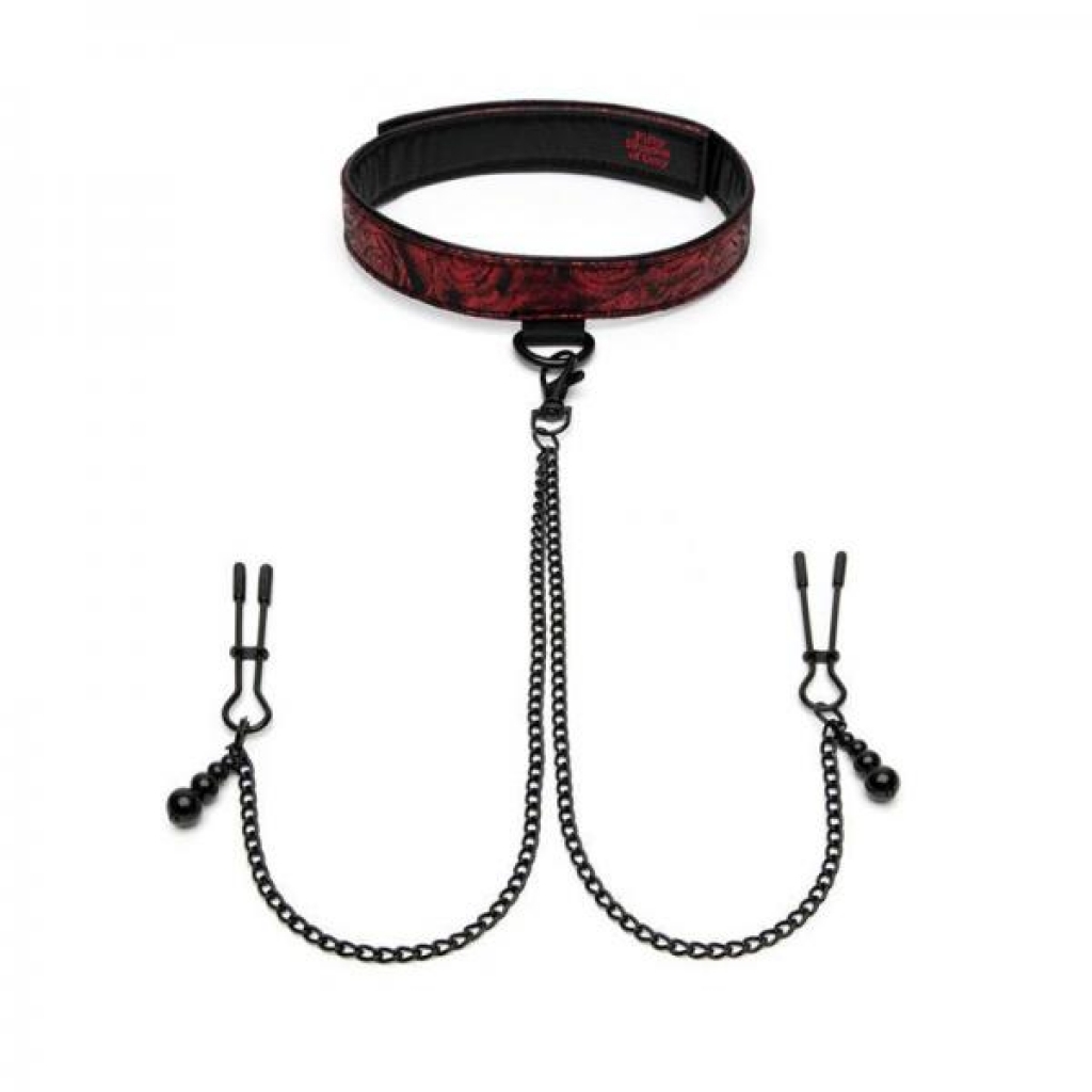 Fifty Shades Of Grey Sweet Anticipation Collar Nipple Clamps - Nipple Clamps