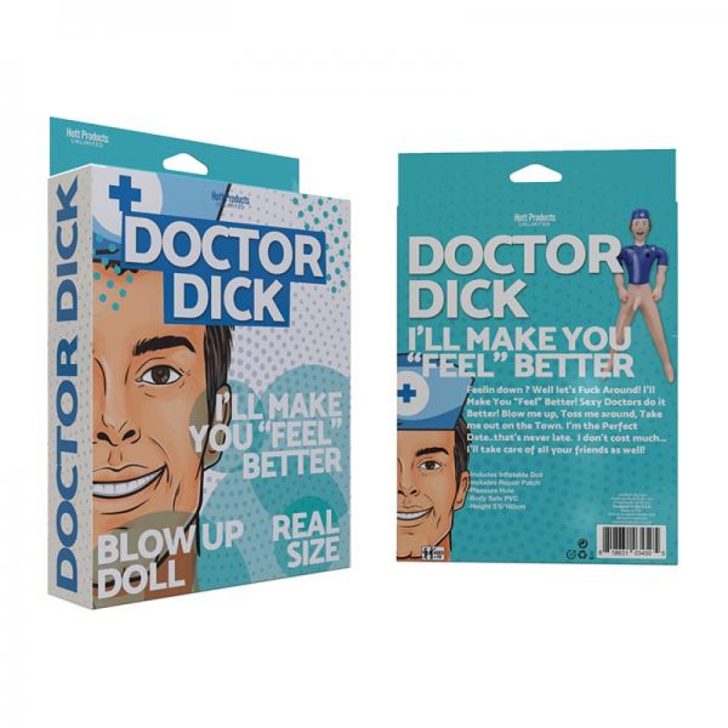 Doctor Dick Blow Up Party Doll - Male