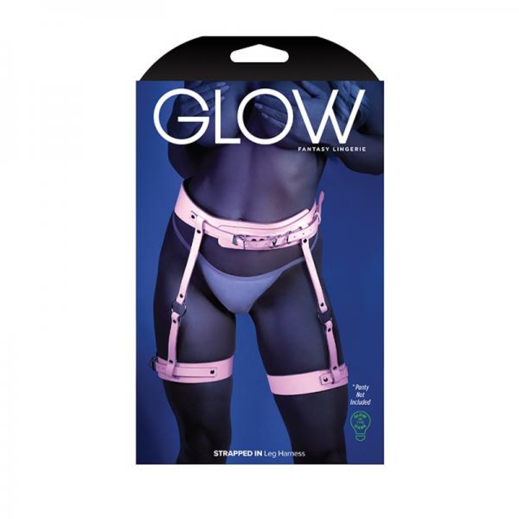 Glow Strapped In Leg Harness Os - Fetish Clothing
