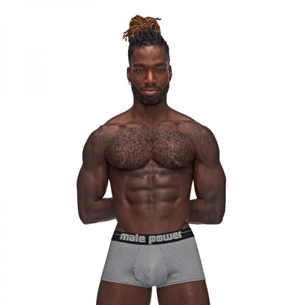 Mp Sexagon Mini Short Gray M - Mens Underwear