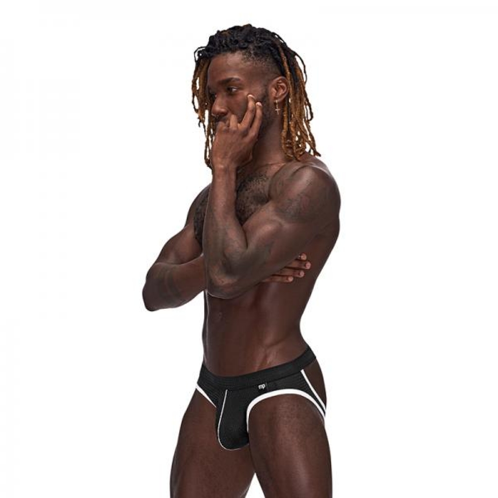 Mp Sport Mesh Sport Jock Black L/xl - Mens Underwear
